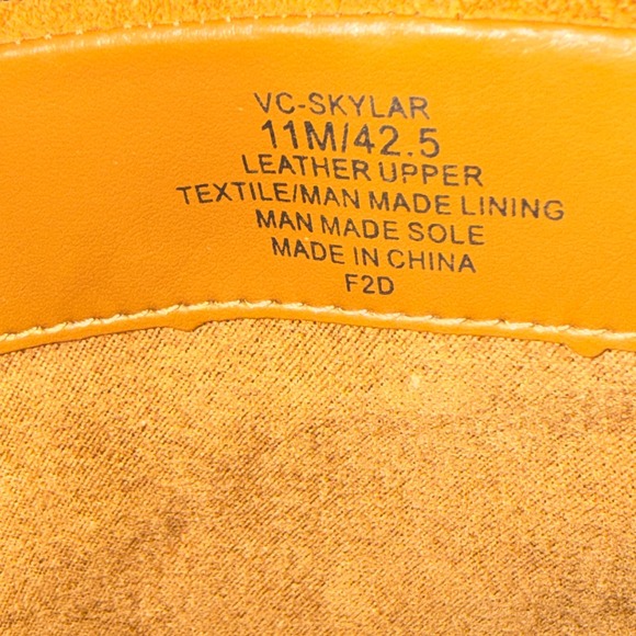 Vince Camuto Skylar Tan Suede Slouchy Block Heel Mid-Calf Boots VC-SKYLAR 11M - Picture 6 of 10